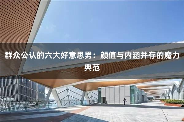 群众公认的六大好意思男：颜值与内涵并存的魔力典范